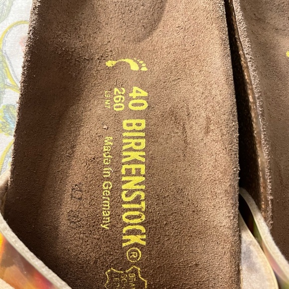 EUC J Crew x Birkenstock one strap sandal in prismatic rose gold, size EU 40 - Picture 7 of 7